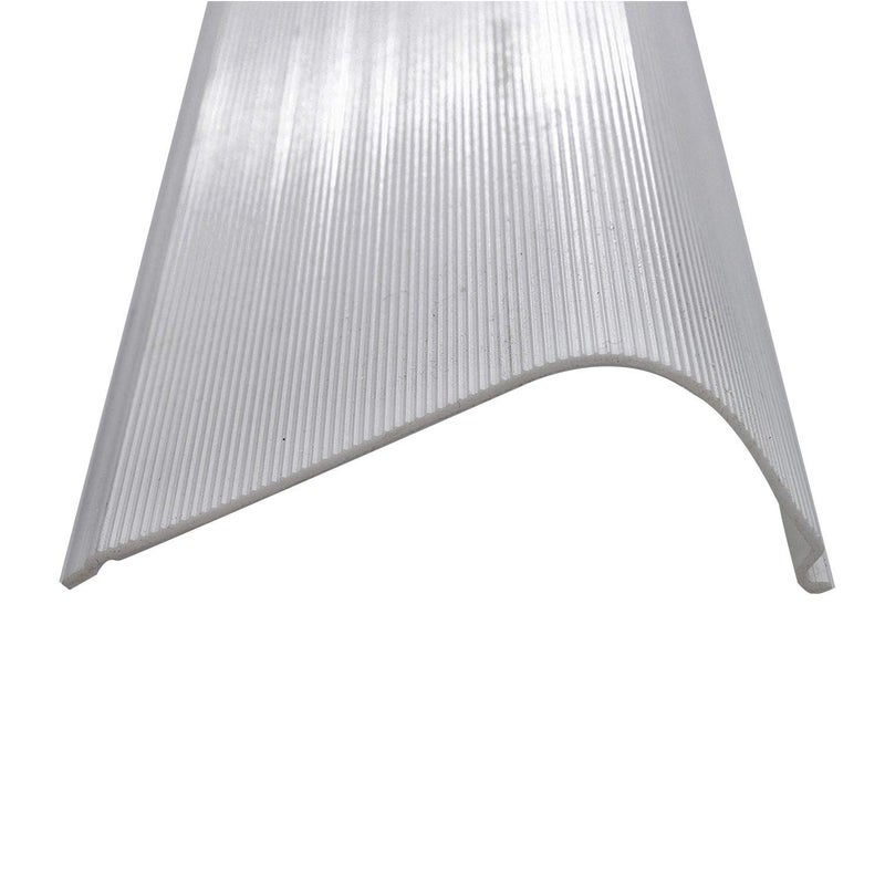 BEAM Lighting Plastics Your Diffuser Source Beam Lighting Under Cabinet Light Cover Replacement | White Ribbed Acrylic Diffuser (Curved, 24") - Image 1